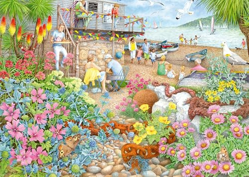 Ravensburger 12000282 - Strandkafé - pussel 1 000 bitar - pussel för vuxna och pojkar från 14 år,