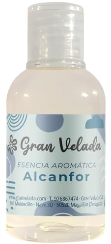 Gran Velada - Duftöl Kampfer 50 ml | Hochkonzentriertes Duftöl für Seifen, Kerzen & Kosmetik - Erfrischende Holznoten mit Kardamom für DIY Parfums, Raumdüfte und Körperpflege, Professionell