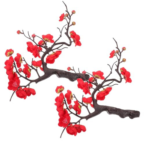KITANDOVE 2pièces Fleur Artificielle Blossom Vivid Décoration Faux pour Arrangement Floral Et Accessoires De Maison