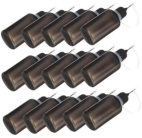 CIMAXIC 20stücke Nadelspritzenflasche Set Flexible Quetschflaschen Mit Stahl-düse Präzise Dosierung Für Öl Kleber Und Flüssigkeiten Für Heimwerker Und DIY-projekte