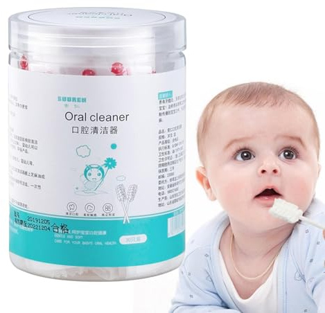 Jlobnyiun Baby Mouth Cleaner | Hygienic Toddler Toothbrush - Gauze Toothbrush Mouth Cleaner in Individual Packaging for Birthday New Year Christmas Easter