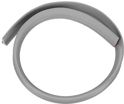 OSALADI Tira Curva De Retención De Agua Tira De Umbral Para Puerta De Ducha Para Uso Doméstico Para Inodoro y Bañera Material Flexible y Autoadhesivo