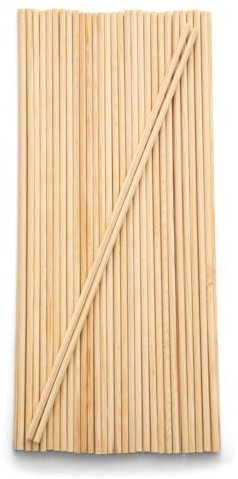 Mendi 25 Holzstäbchen 40 cm x 5 mm für Basteln und Kreativität