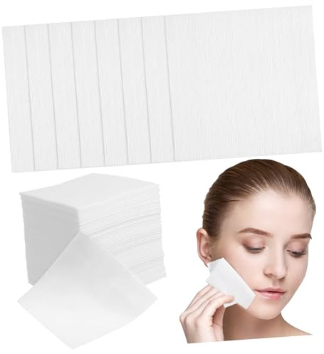 FRCOLOR 400 Stück Makeup Remover Pads aus Atmungsaktivem Vliesstoff Sanfte Gesichtsreinigung und Porentiefenreinigung Praktische Abschminkpads für Tägliche Kosmetikentfernung