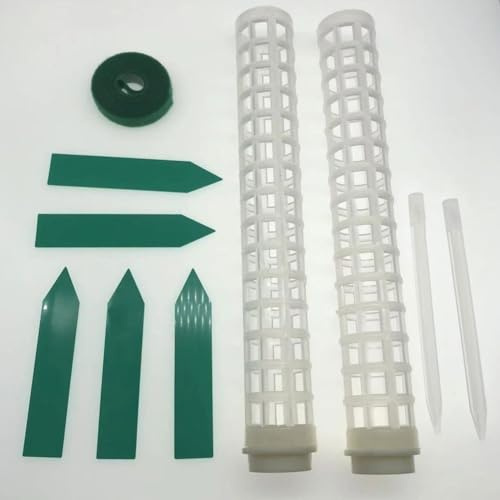 Honseadek Estaca de soporte para plantas de interior, poste de musgo para plantas trepadoras con tierra, columna de escalada apilable para hiedra Monstera Pothos,