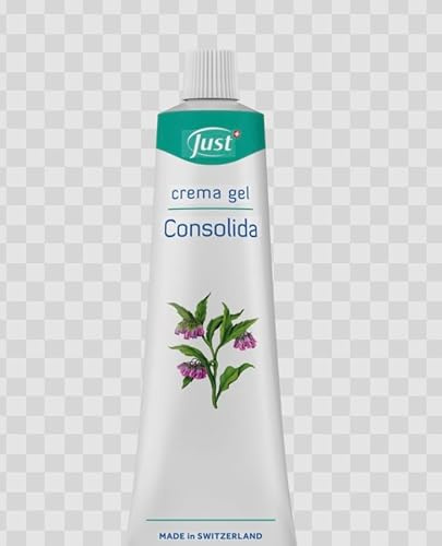 Just Crema Gel Consolida, Gel Lenitivo con Estratti Vegetali, Made in Switzerland