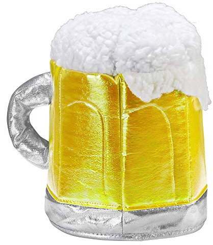 W WIDMANN MILANO Party Fashion - Beer Mug Hat for Adults Unisex, Oktoberparty, Bavarian, Tyrolean, Carnival
