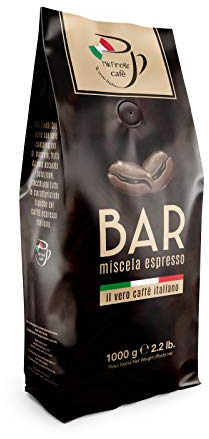 NIK CAFE'- BAR MISCELA ESPRESSO - Vincitore del World Class of food & Beverage 2023 - caffè artigianale tostato in piccoli badge da 12 kg cad. in grani 1 kg