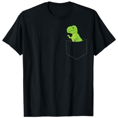 Dinosaurier in der Tasche Lustiger Taschen Dinosaurier T-Shirt
