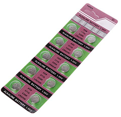 bobeini 10 pièces Pile alcaline AG6 1.55 V Pile Bouton-Bouton 371 SR920SW LR920 SR927 171370 L921 LR69 SR920 Piles de Montre