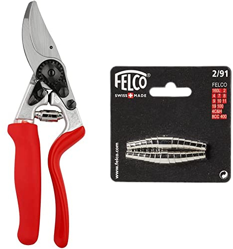 FELCO Model 7 Secateurs (Large, Rotating Handle) & Spare Springs for Models 2/4/7/8/9/10/11/100