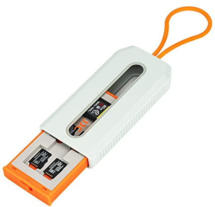 JJC 24 Slots Speicherkartenhalter für SD/Micro SDXC/Micro SDHC/TF und 6 CFexpress-Karten, kompakter tragbarer Karten-Organizer