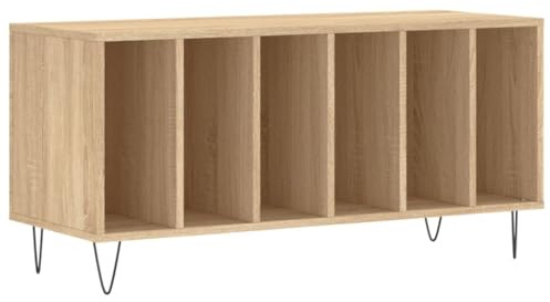 vidaXL Plattenschrank Sonoma-Eiche 100x38x48 cm Holzwerkstoff