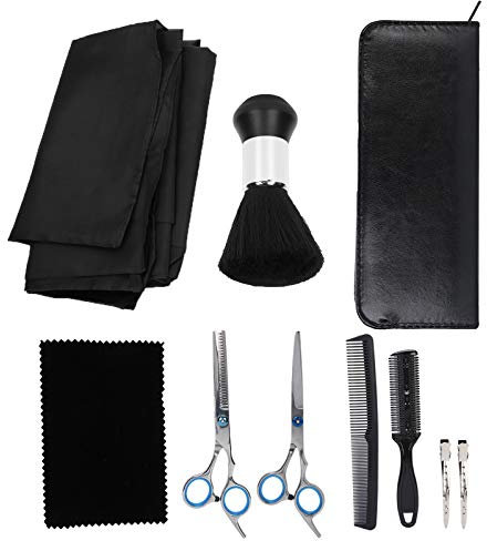 ANKROYU Friseur-Werkzeug-Set, Professionelle Haarschneide-Effilierschere, Salon-Haarschnitt-Scheren-Set, Haarschneide-Scheren-Set, Für Männer, Frauen, Haustiere, Heimsalon