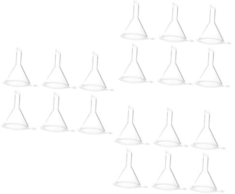 MAGICLULU 90 Piezas embudo cocina embudos para cocina embudo de decantación con asa embudos para muestras pequeñas embudo de decantación de mango largo embudo de liquido cosmético