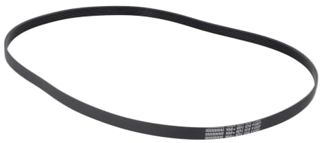 easyPART passend für Haier 49046320 Keilrippenriemen 1216PJ6E für | Waschmaschine, Antriebsriemen, Frontlader, Waschtrockner, Trommelantrieb, Gummi, 6 Rippen, Länge 1216mm, Breite 14mm, Schwarz