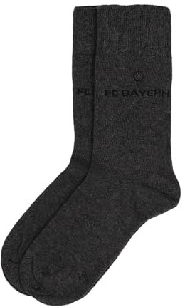FC Bayern München I Business-Socken 2er-Set I Unisex I Grau I 39-42