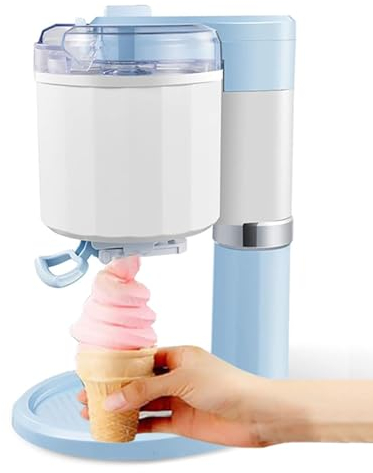 SMoonga Eismaschine, Whippy-Eismaschine FüR Zu Hause, 15 Minuten Schnelle Herstellung Von Hausgemachtem EIS – Leicht Zu Reinigen, Perfekt FüR DankeschöN-Geschenke Von Kinderlehrern, 1800961