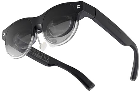 ASUS AirVision M1 Smart AR Brille - 100 Zoll Micro-OLED Wearable Display, 1100 Nits, Multi-Screen, Lautsprecher, USB-C, Magnetschirm, entworfen für ROG Ally/Steam Deck/PC/iPhone