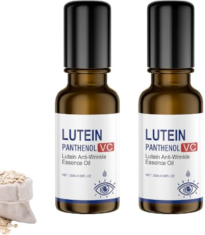 Lutein Anti-rynk essensolja, lutein ögonserumolja, lutein-Pantenol VC-ögonvård essens, stärkande ögonserum minskar fina linjer och svullnad, 20 ml (2)