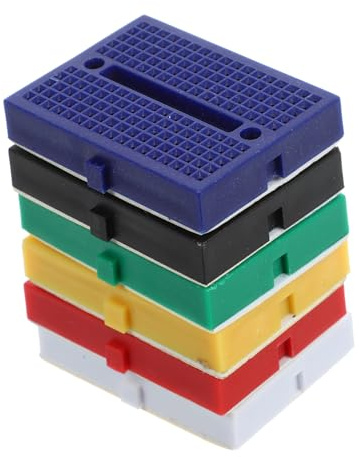 Abaodam 6pcs Mini Breadboards Experiment Breadboards Small for Laboratory Science Project