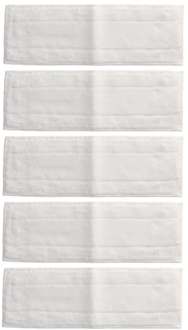 Finest-Filters 5-Pack Microfibre Replacement Floor Cloth Pads Compatible with Kärcher EasyFix SC2 / SC3 / SC4 / SC5 Steam Cleaners – Washable & Reusable for Tiles, Wood, Laminate & Hard Floors