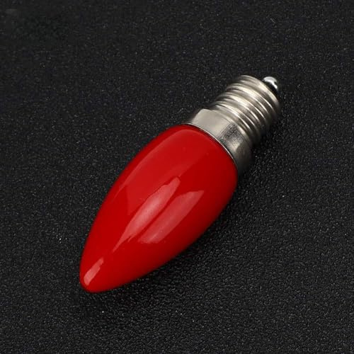 Fafeicy 10 Bombillas LED E12 Mini 1,5 W CA 230 V Pequeña Bombilla para el Hogar Gabinete Iluminación del Hotel Resistente a la Presión Resistente Al Calor a los Impactos