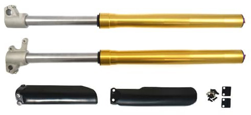 Tubes de fourche inversée réglables - 640mm - Dirt Bike
