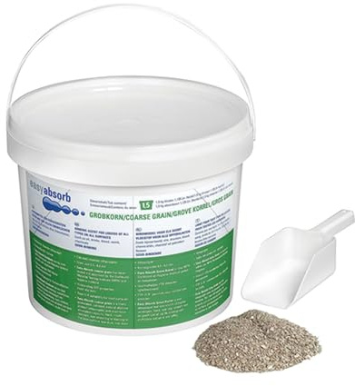 Easy Absorb P-10005 Nettoyant Granulés d’Hygiène Retient les Odeurs/Liquides Gênants Gros Grain 1,5 kg