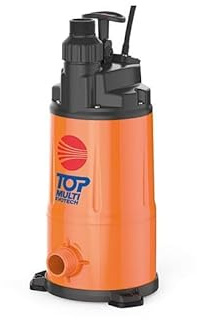 Pedrollo Pompe immergée TOPMULTIEVOTECH3 0,55 KW jusqu'à 7,2 m3/h monophasé 220V - Fonctionnement Automatique