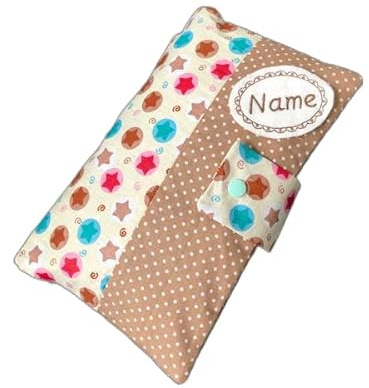personalisierte Windeltasche, Wickeltasche, mit Namen, rosa, beige, Mädchen, Geschenk, Taufe, Geburt