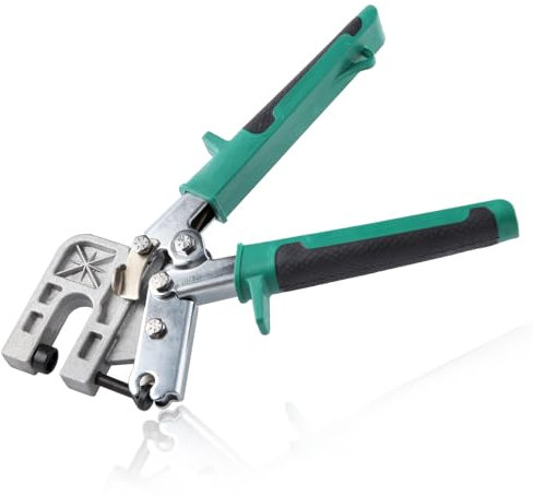 LEONTOOL Crimpadora de pernos de metal de 10 pulgadas, alicates de crimpadora de pernos de bloqueo, herramientas de paneles de yeso, herramienta de mano para la mayoría de proyectos de decoración de