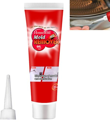 Deep Mould Remover Gel,Mould Magic Gel,Powerful Black Mould Remover,Household Mould Removal Gel,Mould Cleaner Gel,Mould Extreme Remover Gel,Mould and Mildew Remover for Bathroom,120g