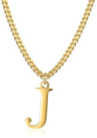 Symretie 14K Vergoldete Damenhalskette mit Krone-Buchstabe J – ein elegantes Anhängerdesign, ideal für den täglichen Tragen von Frauen.