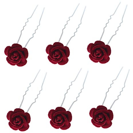 TOVINANNA 6pezzi Fermagli Per Accessori Per -shaped Hairpin Per Speciali e Matrimonio