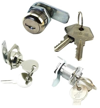 GeRnie Cerradura de leva for caja registradora Cajón de efectivo Herrajes for muebles for bricolaje(B - Different Key)