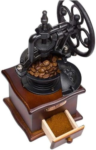 Good Homie Macinacaffè Manuale retrò, Macchina per Il caffè Manuale, Macinacaffè Manuale, Macinacaffè Regolabile, Mini Macchina da caffè Manuale per La Casa
