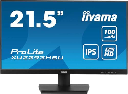 iiyama Monitor XU2293HSU-B7-21.5, IPS, 1920x1080/100Hz, 1H1DP