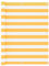 LLEZKBR Paravent de balcon en tissu Oxford blanc et jaune 120 x 400 cm