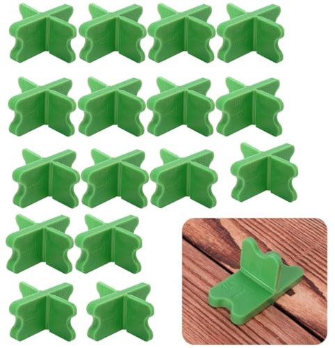 Générique 16 PCS Espaceurs pour Lames de Terrasse | Écarteurs pour Lames de Terrasse avec Différentes Épaisseurs - Matériaux de Construction pour Bricolage - Débutants, Particuliers & Professionnels