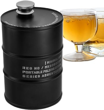 Générique Inox - Chope à Bière pour Extérieur | Flacon En Acier Inoxydable 750ml Pour Randonnée Voyage Lieu De Travail Pique-Nique