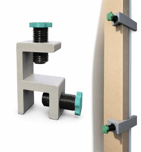 EASYREP Pro Adjustable Scribe Clamps for Cabinet End Panels – 4 Pack | Kitchen Filler Panel Scribing Tool Jig | 6–25mm Adjustable Cabinet Clamp | Carpenter Tool for Kitchens, Wardrobes & Media Walls
