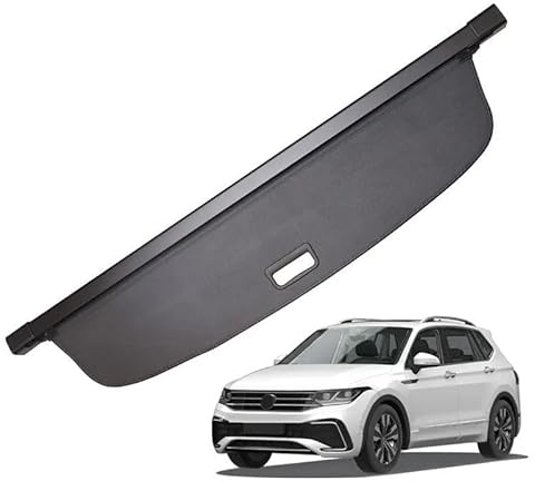 Vanit Kofferraumabdeckung passend für VW Tiguan Hutablage Laderaum Abdeckung einziehbar