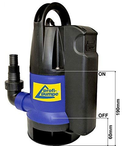 Schmutzwasserpumpe Tauchpumpe Dirt-Star-Extra-SS 400 Gartenpumpe zum Bewässern und als Kellerpumpe zum Entwässern Wasserpumpe mit integriertem Schwimmerschalter, Schmutzwasser Pumpe mit 10m Kabel