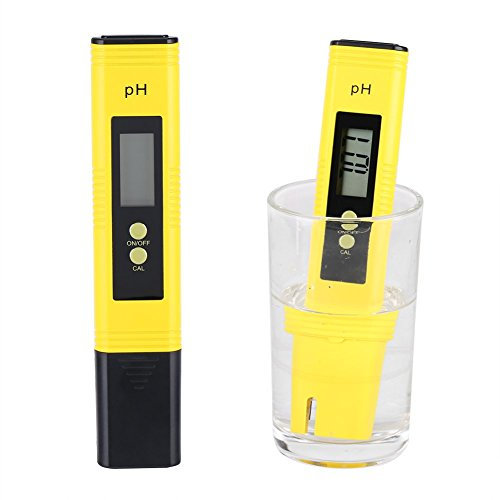 Wytino PH MèTre, Testeur De Qualité De l'eau PH, Testeur De PH Professionnel Testeur De PH LCD Testeur De Outil pour Piscine, Aquarium, Plantation, Eau Potable