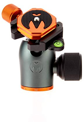 3 Legged Thing AirHed Pro Tripod Head with 360 Degree Panning Base, Arca-Swiss Compatible Ball Head Suitable for Heavier Cameras - Tripod and Monopod Compatible (AHPROGREY)