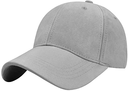 Tuopuda Cappellino Uomo Donne con Visiera Cappello Unisex Berretto da Baseball Cappellini Estivo Invernali Snapback Hip Hop Cap Trucker Hat Cappelli per Circonferenza della Testa 56-62cm, Grigio scuro