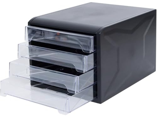 5 Schublad Schreibtischbox Schubladenbox Organizer Büro Ablagebox Briefablage A4