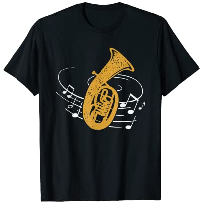 Bariton Noten Blasmusik Musiker Orchester Tenorhorn T-Shirt