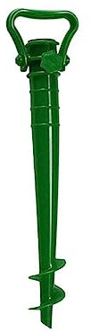 TopHomer 1 pied de sol universel pour parasol de plage, parasol de plage, jardin (vert)
